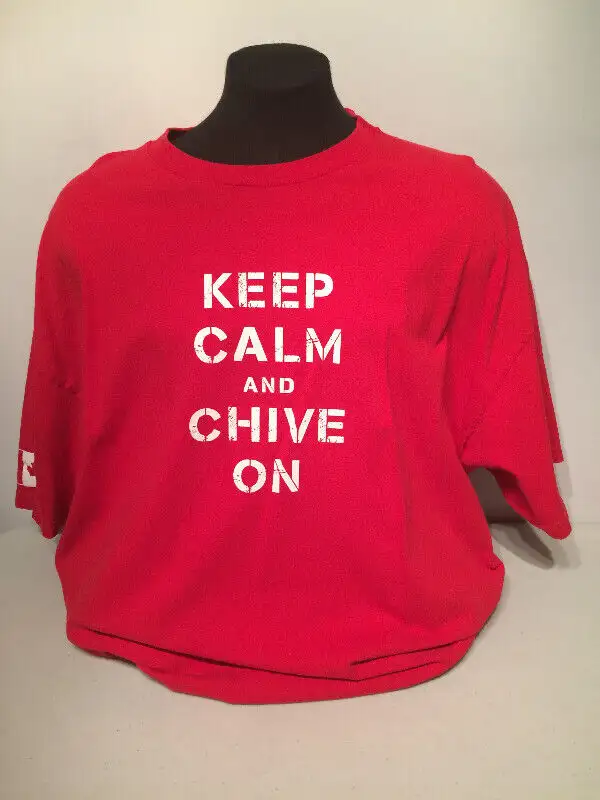 KCCO Keep Calm and Chive On Canadian Military Red T Shirt 3XL in Men's in Ottawa - Image 3