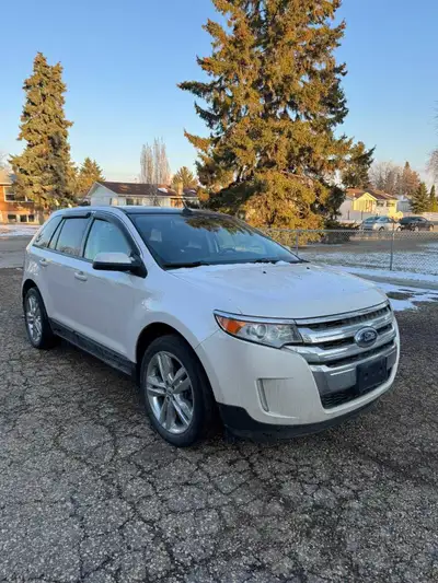 2012 Ford Edge SEL V6 3.5 – Fully Loaded low km 163000 km. Pearl white Very reliable and well-mainta...
