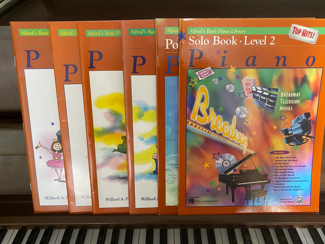 Set of Six Alfred’s Basic Piano Library level 2 in Other in Nelson