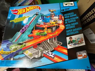 NEW SEALED Hot Wheels HW City Motorized Mega Garage, View more