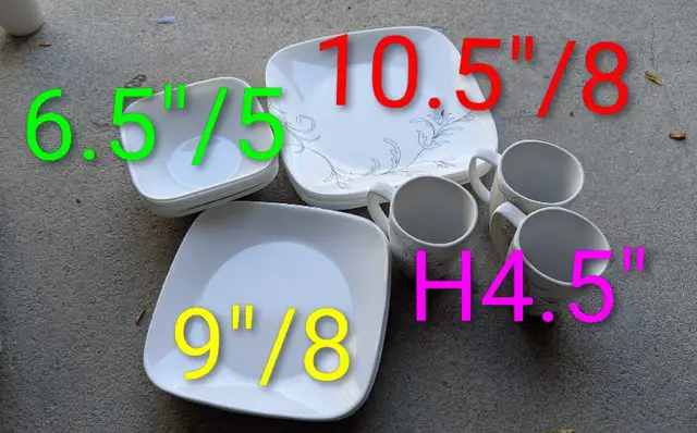 Corelle Dishes in Kitchen & Dining Wares in Markham / York Region - Image 2