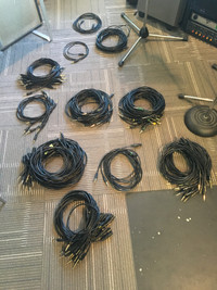 Studio Cables, Snakes & Patchbay