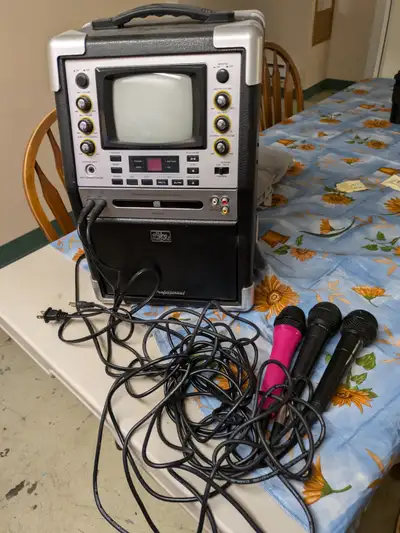 Karaoke machine for sale.       300.00, View more