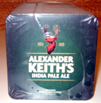 ALEXANDER KEITH'S INDIAN PALE ALE 2-SIDED COASTERS (PACK OF 125)