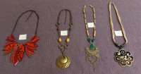 medallion necklaces, priced separately too