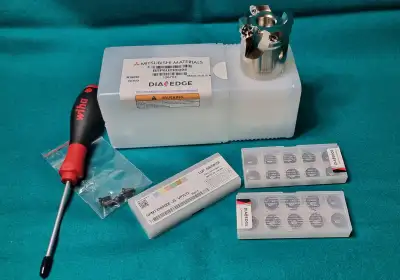 Mitsubishi 2” Button Facemills with 30 inserts, View more