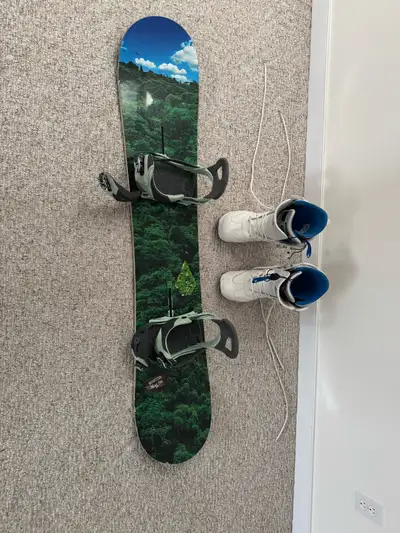 Burton Snowboad, Burton Cartel Bindings and Adidas Boots, View more
