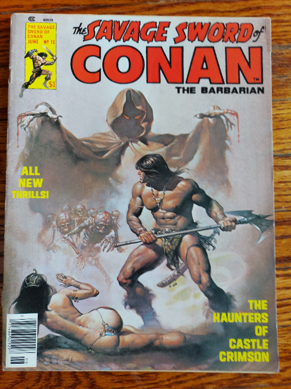 The SAVAGE SWORD OF CONAN #12 MARVEL MAGAZINE 1976 in Comics & Graphic Novels in Mississauga / Peel Region