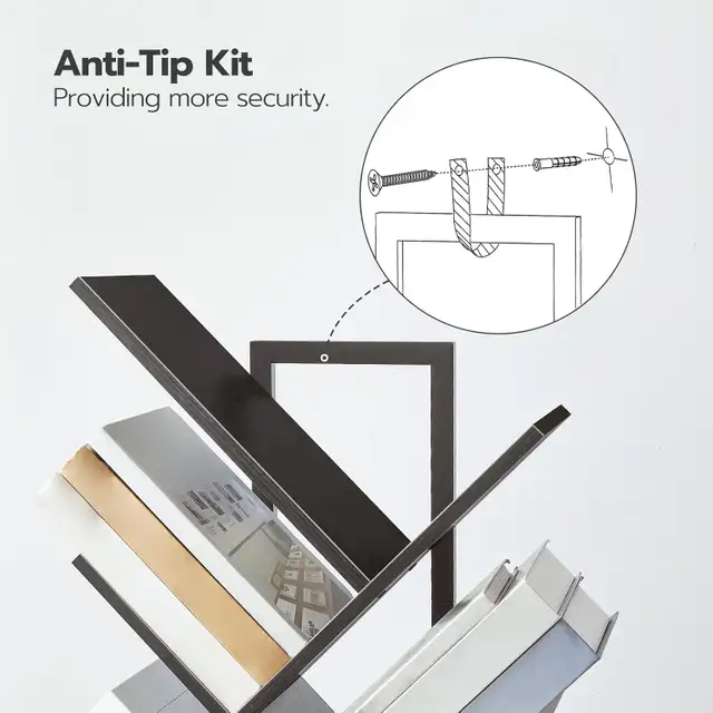 NEW Tree Bookshelf, 9-Tier Bookcase, Wooden Shelves in Bookcases & Shelving Units in Ottawa - Image 5