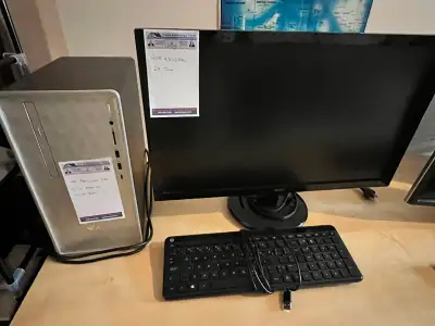 HP Pavilion 590 desktop computer with 1TB hard drive, View more