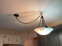 Above table chandelier - Kitchen Light - With long chain