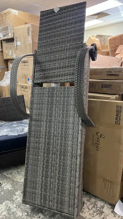 Brand new rattan lounge chair with cushions , View more