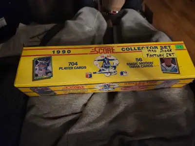 1990 Factory Sealed Score Baseball set, View more