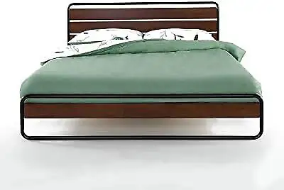 Zinus Bed Frame (Queen) - brand new (unpacked) in Beds & Mattresses in Mississauga / Peel Region - Image 4
