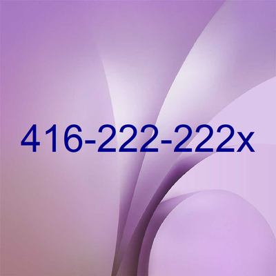 The Right 416 Number Can Change Everything, View more