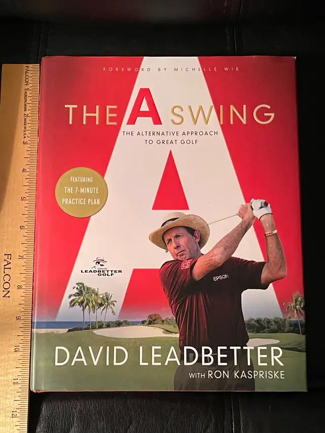  The A swing David Leadbetter golf hardcover book