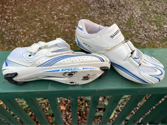 Shimano wr61 womens road cycling shoes clipless us6.5 eu38 ladie in Clothing, Shoes & Accessories in Kingston - Image 2