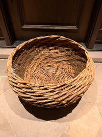 Huge one-of-a-kind basket hand made using branches