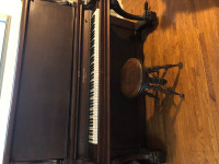Upright Antique Heintzman Piano