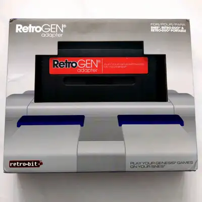 RetroGEN adapter - play genesis games on your snes, View more