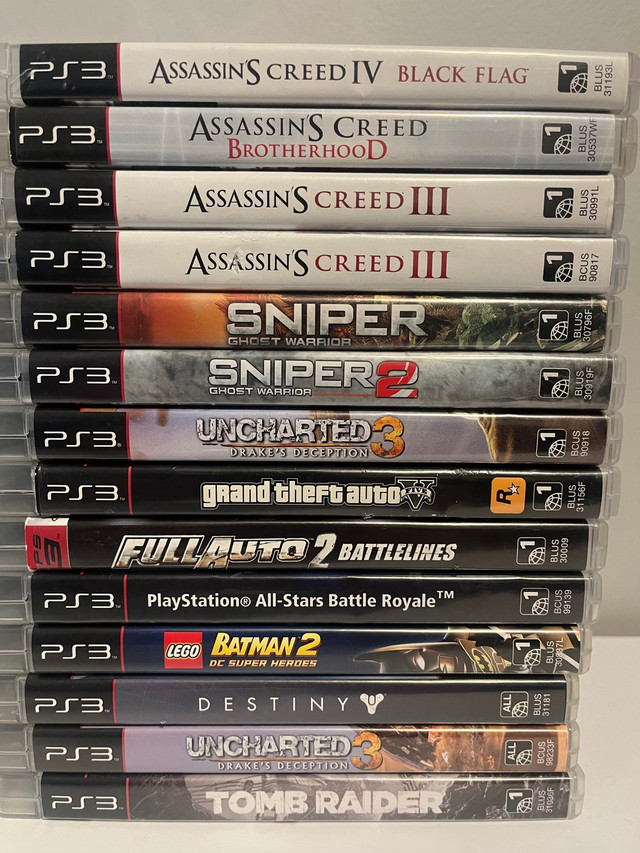 Ps3 games for sale.  5-10 in Sony Playstation 3 in Mississauga / Peel Region - Image 2