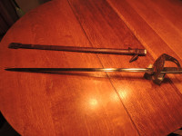 British Officers Sword and scabbard