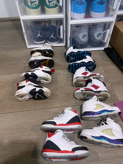 All super clean and in good condition. Price for individual pairs below take all for $200 Jordan 7 C...