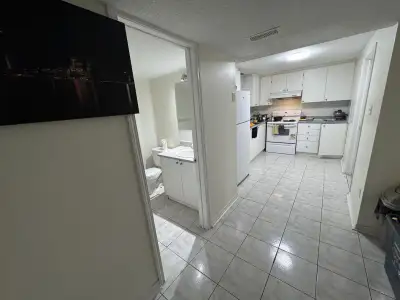 One bedroom available for rent in two bedroom basement. All utilities included one parking spot avai...