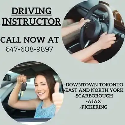 MTO Approved driving instructor (G/G2 Lesson), Car for Road Test