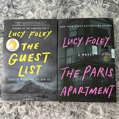 $10 for both books - The Guest List - The Paris Apartment