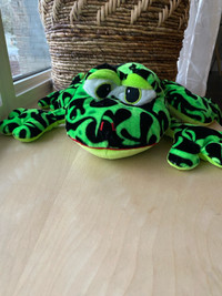 Green And Black Frog Stuffie