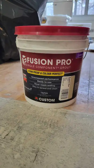 New pale of ready to use Fusion Pro Grout #122 linen, View more
