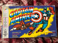Captain America and The Falcon Board Game 1977 Milton Bradley