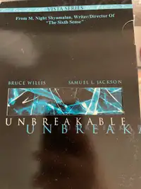 Unbreakable dvd movie