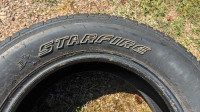 Starfire 235/65R17 all season tires x4 