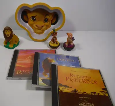 Vintage Lion King Collectibles Ceramic ring boxes cd's bowl toy, View more