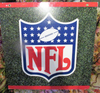 Vintage 2-Sided NFL Sports Venue Display Sign