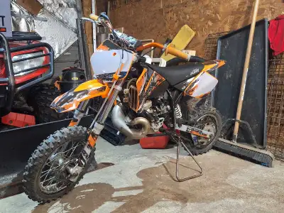 Bike runs new plastic and stickers. No BS