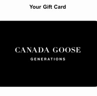 Canada Goose Gift Card $974