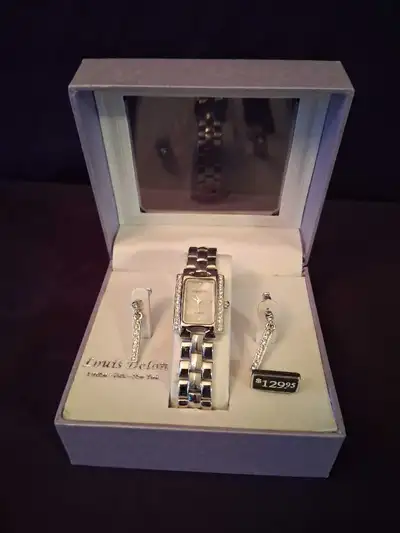 watch and earring set , View more