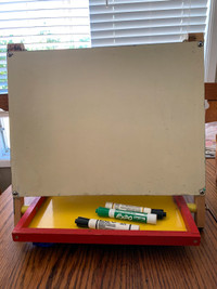 White board/ Chalk board with tray