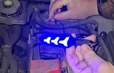 They are approximately 5" long & 1" Wide and they come in either blue or green LED lights. Similar o...