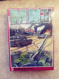 MBT Main Tactical Ground Combat in Germany Avalon Hill Unpunched