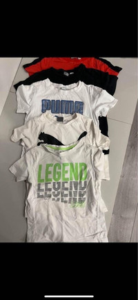 5 x Boys Short Sleeve T-Shirt Size 5 - see details below