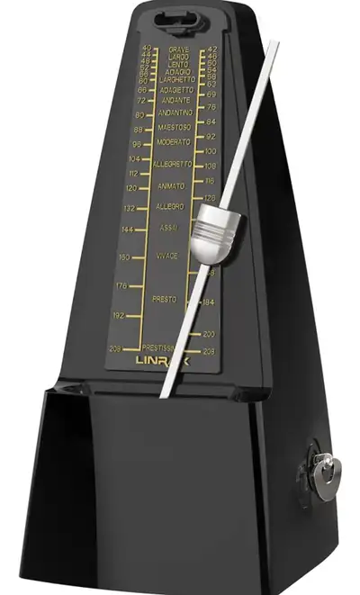 Selling a new is sealed box Linrax M1 Mechanical Metronome for Piano Guitar Bass Ukulele Drum Violin...