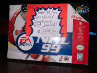 NHL 99 SEALED NEW N64 Nintendo Hockey Video Game Showcase 319