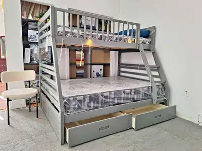 Kids Bunk Bed - Twin Over Full Bunk Bed, View more