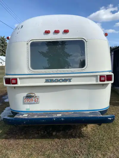 1970 Airstream Argosy 26 ft vintage travel trailer with classic retro styling and a well-preserved o...
