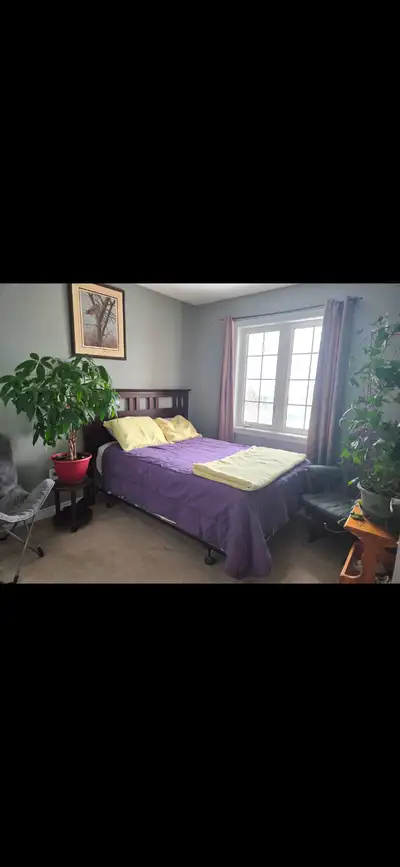 Room for rent, comes with a bathroom off room.