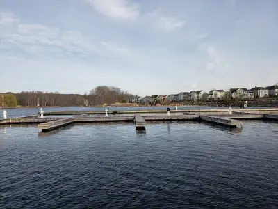 Doctominium in Midland boat slip 20 feet wide and 35 feet long water floating dock in Tiffin Condo....